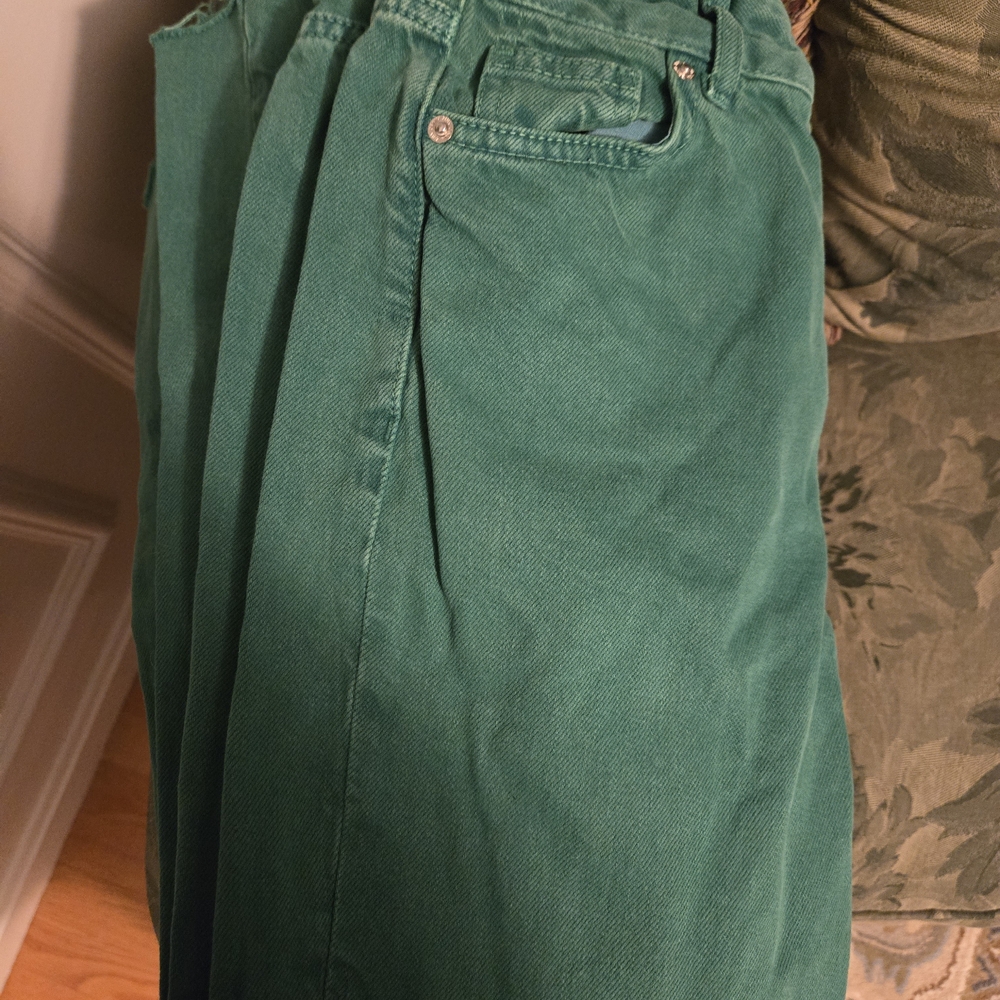 Zara Green Jeans